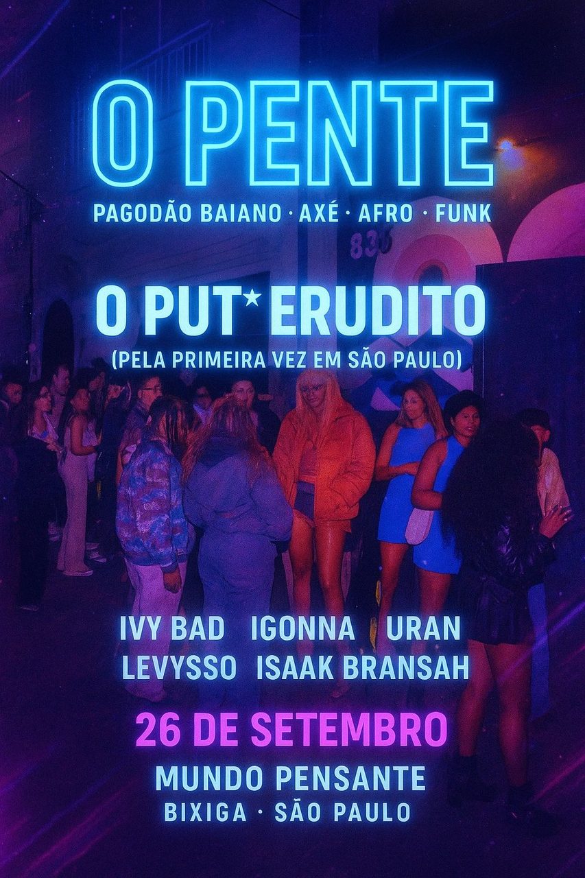 Cartaz — O Pente em São Paulo