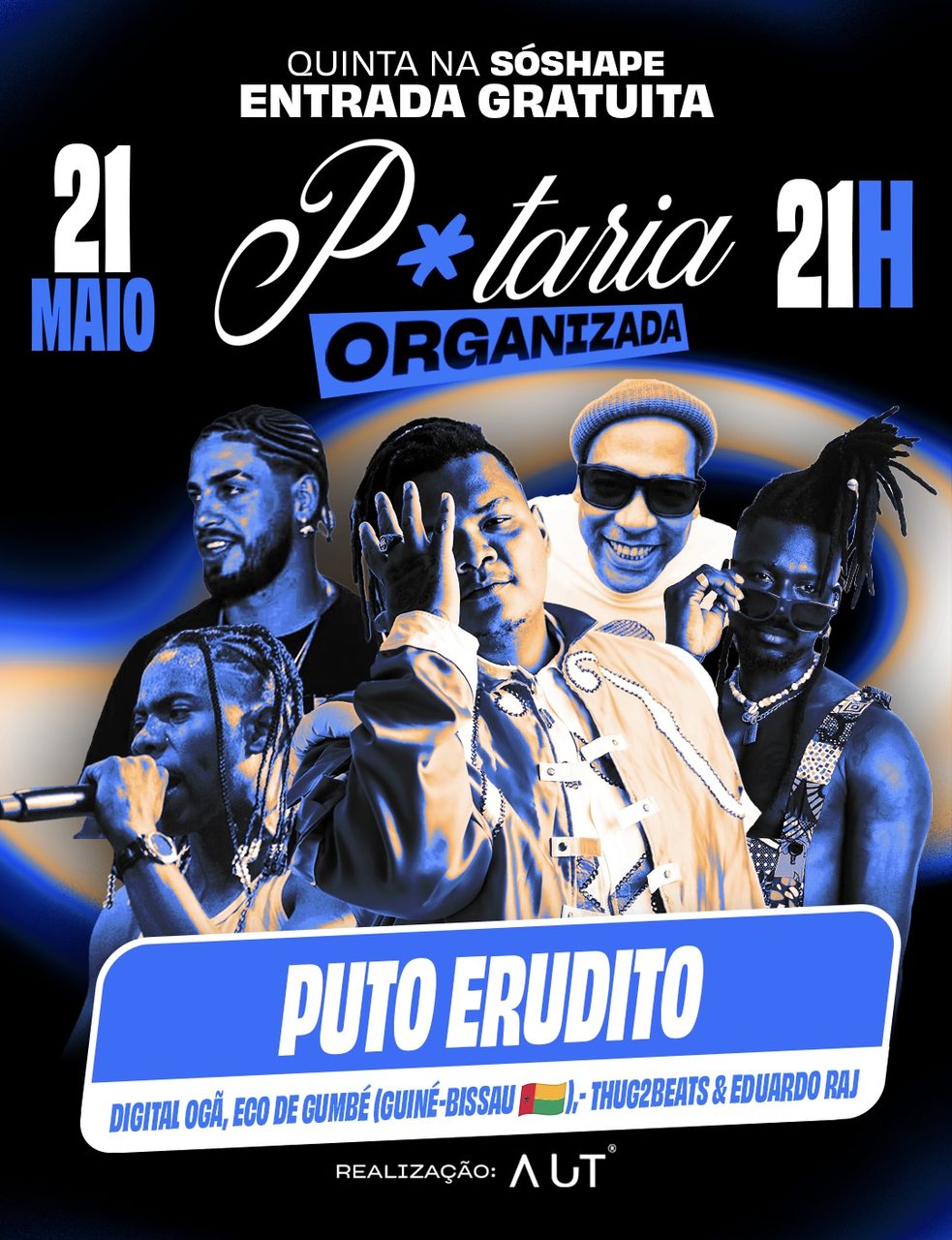Cartaz — P*taria Organizada · 4ª Edição